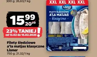 Netto Filety śledziowe a'la matias w oleju Lisner oferta