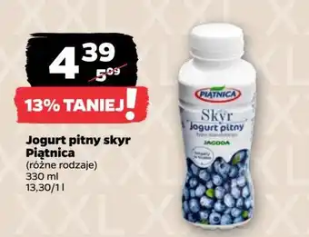 Netto Jogurt typu islandzkiego jagoda Piątnica skyr oferta