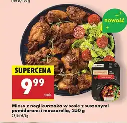 Biedronka Mięso z nogi kurczaka w sosie z suszonymi pomidorami i serem mozzarella Superdrob oferta