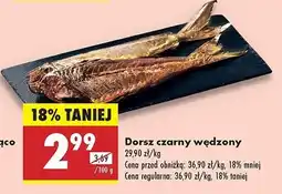 Biedronka Dorsz czarny wędzony oferta