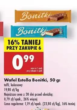 Biedronka Wafelek toffi Bonitki oferta