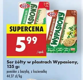 Biedronka Ser z pomidorem i bazylią Mlekovita wypasiony oferta