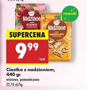 Biedronka Ciastka z nadzieniem wiśniowym Twoje słodkie chwile oferta