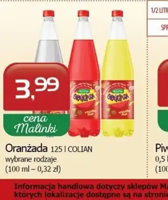 Malinka Market Oranżada 1,25 l oferta