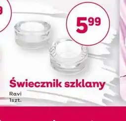 Bliski Swiecznik szklany Ravi oferta