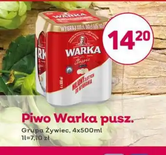 Bliski Piwo Warka puszka oferta