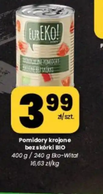 EMMA market Pomidory krojone bez skórki BIO oferta