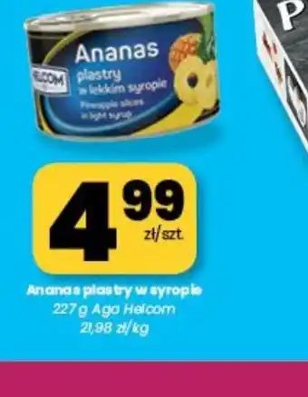 EMMA market Ananas plastry w syropie oferta