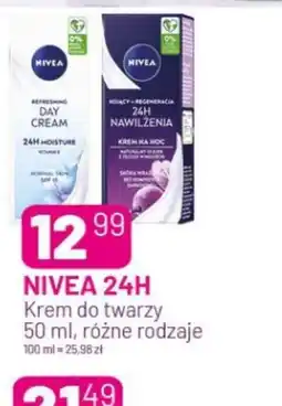 Koliber drogerie NIVEA 24H krem do twarzy oferta