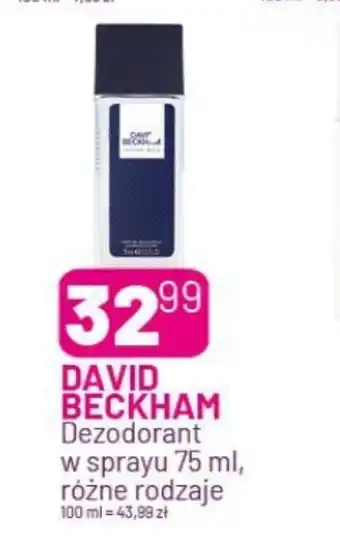 Koliber drogerie David Beckham Dezodorant oferta