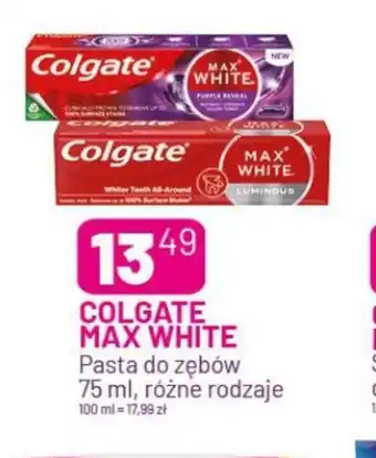 Koliber drogerie Colgate Max White oferta