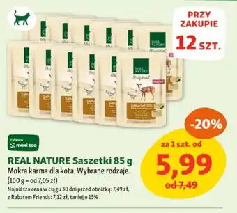 Maxi Zoo Real Nature Saszetki oferta