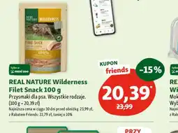 Maxi Zoo Real Nature Wilderness Filet Snack oferta