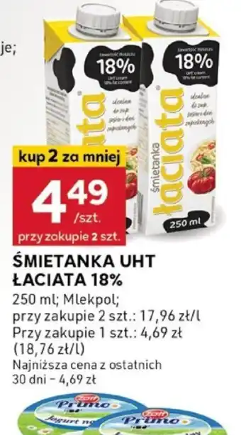 Stokrotka Optima Smietanka UHT Laciata 18% oferta