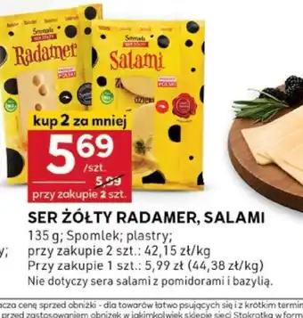 Stokrotka Optima Ser żółty Radamer, Salami oferta