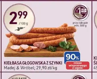 Stokrotka Optima Kiełbasa Głogowska z szynki oferta