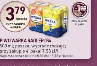 Stokrotka Optima Piwo Warka Radler 0% oferta