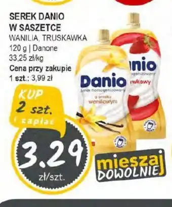 Słoneczko Serek Danio w saszetce oferta