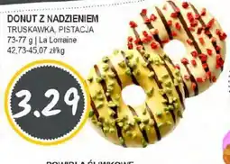 Słoneczko Donut z nadzieniem truskawka, pistacja oferta