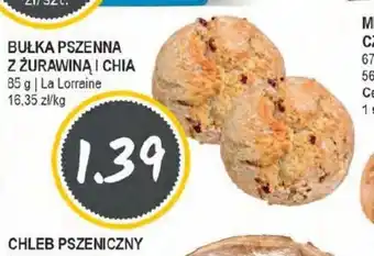 Słoneczko Bulka pszenna z żurawiną i chia oferta