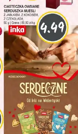 Słoneczko Ciasteczka owsiane Serdeczne Inka oferta