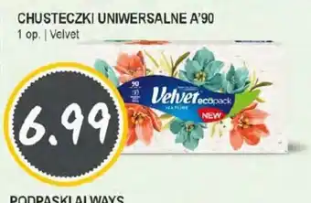 Słoneczko Chusteczki uniwersalne A'90 Velvet oferta