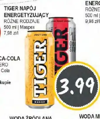 Słoneczko Tiger Napój Energetyzujący oferta