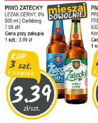 Słoneczko Piwo Žatecký Ležák, Ciemny, 0% oferta