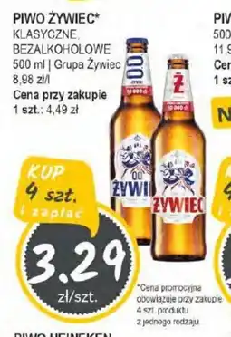 Słoneczko Piwo Zywiec Klasyczne Bezalkholowe oferta