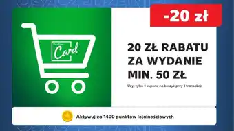 Kaufland 20 zł rabatu oferta