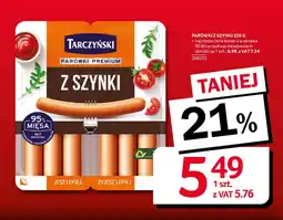 Selgros Tarczyński parówki z szynki oferta