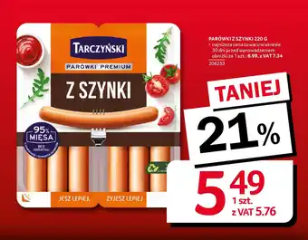 Selgros Tarczyński parówki z szynki oferta