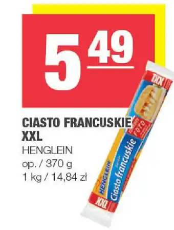 Spar Ciasto francuskie xxl henglein oferta