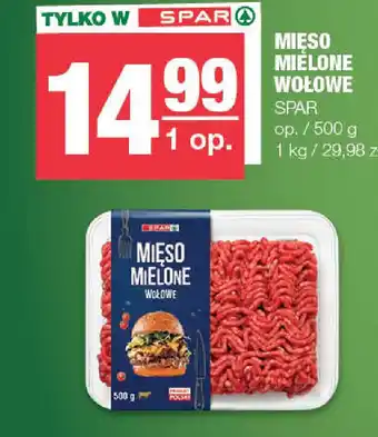 Spar Mięso mielone wołowe spar oferta