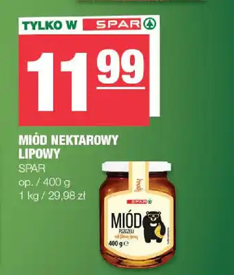 Spar Miód nektarowy lipowy spar oferta