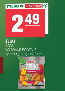 Spar Żelki spar oferta