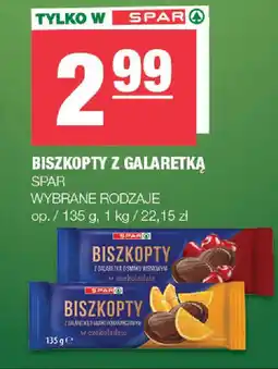 Spar Biszkopty z galaretką spar oferta