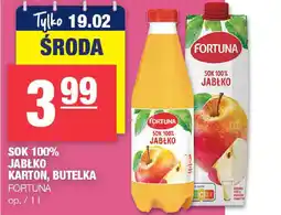 Spar Sok 100% jabłko fortuna oferta