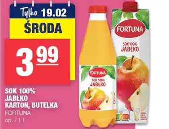 Spar Sok 100% jabłko fortuna oferta