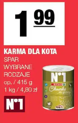 Spar Karma dla kota spar oferta