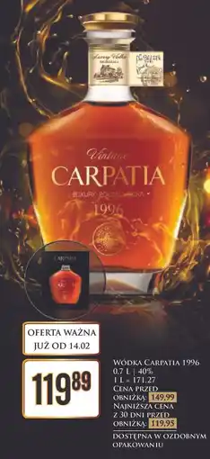 Dino Wódka Carpatia Vintage 1996 oferta