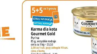 E.Leclerc Karma dla kota z łososiem Purina Gourmet Gold oferta