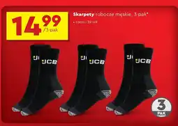 Biedronka Skarpetki robocze Jcb oferta