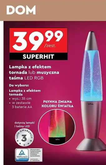 Biedronka Taśma led 5w rgb Lethe oferta