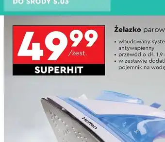 Biedronka Żelazko parowe Hoffen Systematic oferta