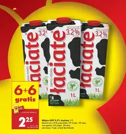 Biedronka Mleko UHT 3,2% Łaciate, 1 l oferta