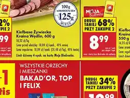 Biedronka Kiełbasa żywiecka Kraina Wędlin oferta