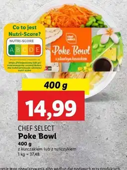 Lidl Poke bowl z kurczakiem Chef select oferta