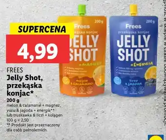 Lidl Jelly shot melon i kalamondin + magnez FREES oferta