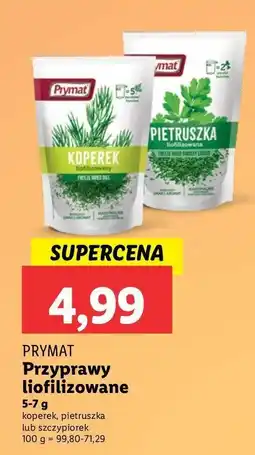 Lidl Koperek liofilizowany Prymat oferta